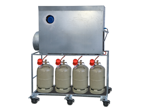 Zeltheizung Gas