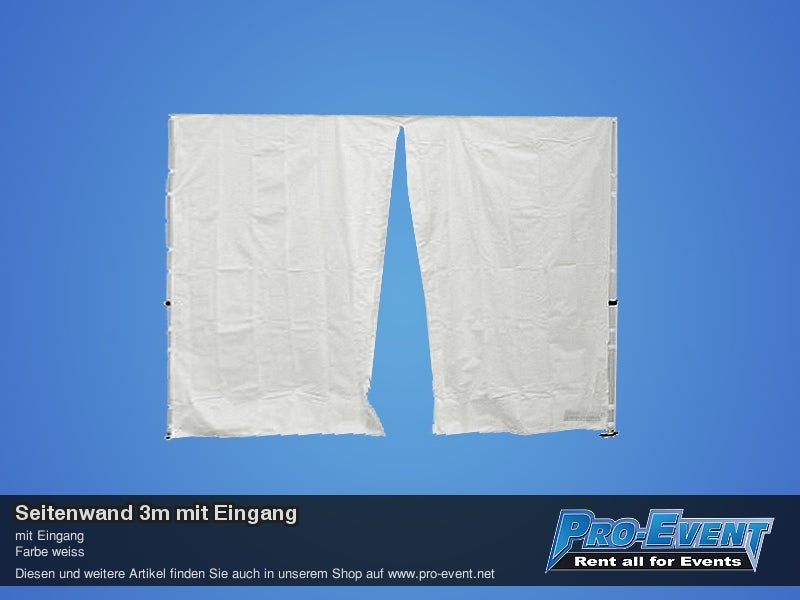 Seitenwand 3m mit Eingang – 2