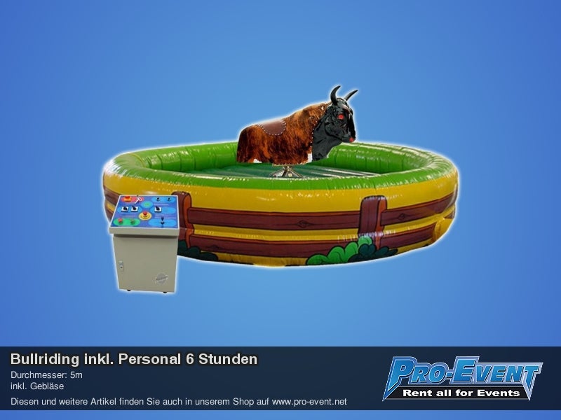 Bullriding inkl. Personal 6 Stunden – 2