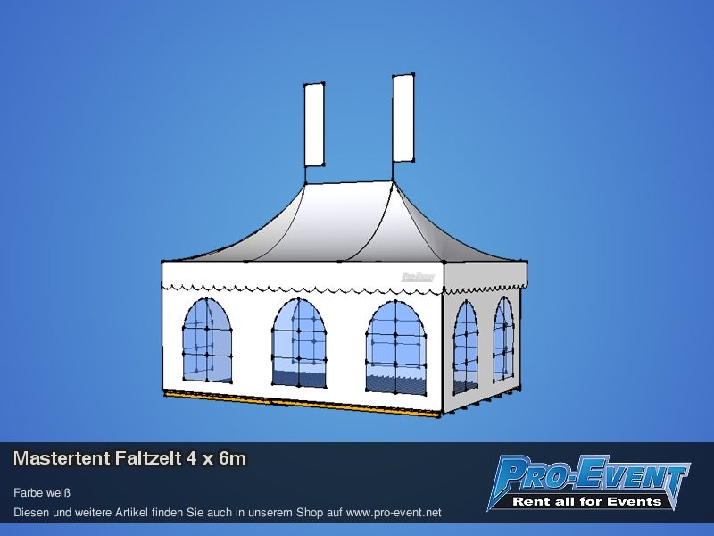 Mastertent Faltzelt 4 x 6m – 2