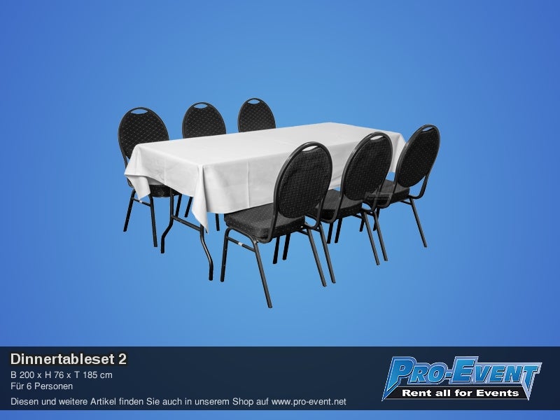 Dinnertableset 6P. gerade – 2