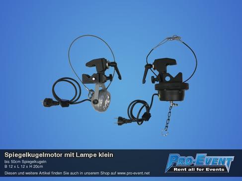 Spiegelkugelmotor mit Lampe klein – 2