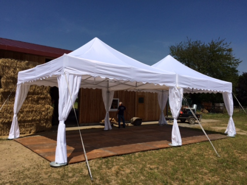 Mastertent Faltzelt 5 x 10m Partyzelt Hochzeit – 3