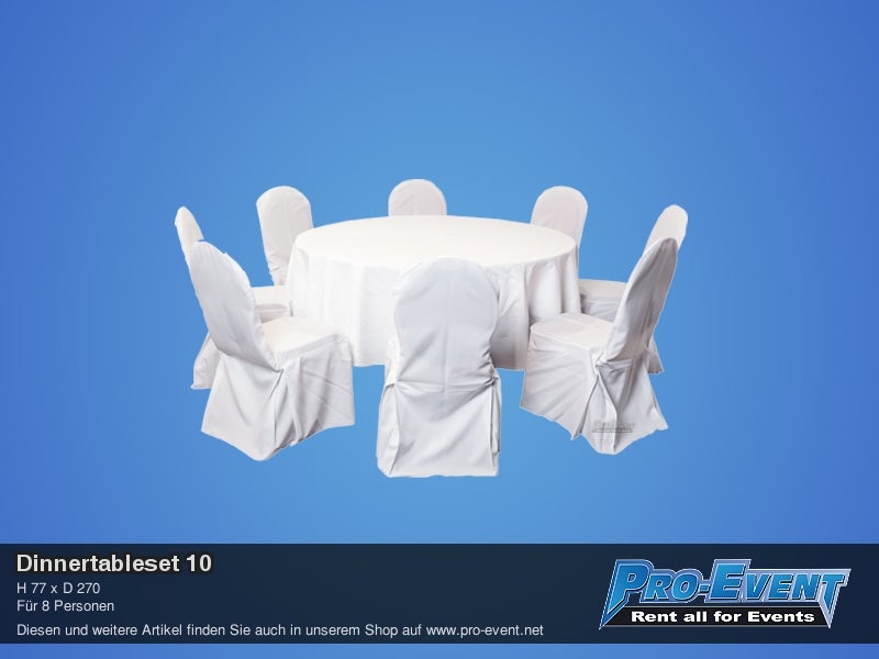 Dinnerset 8P. rund / Husse – 2