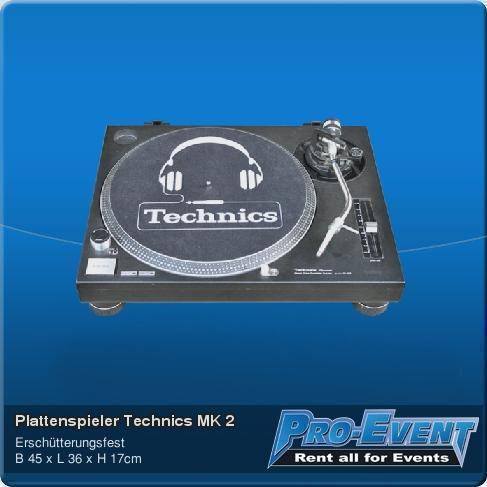 Plattenspieler Technics MK 2
