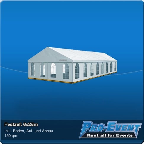 Festzelt 6x25m