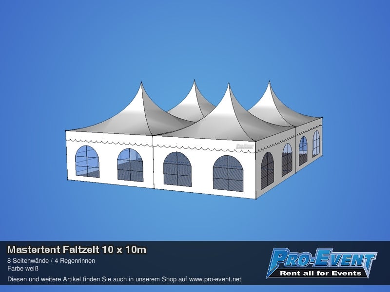 Mastertent Faltzelt 10 x 10m – 2