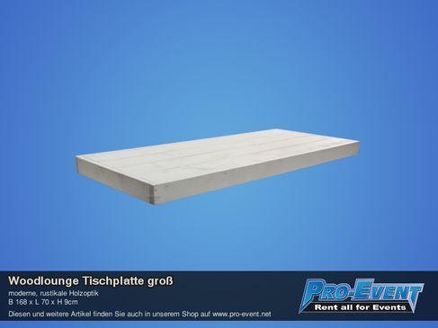 Woodlounge Tischplatte groß