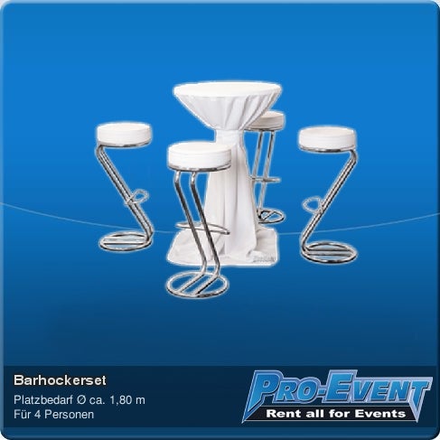Barhocker-Set Z weiss