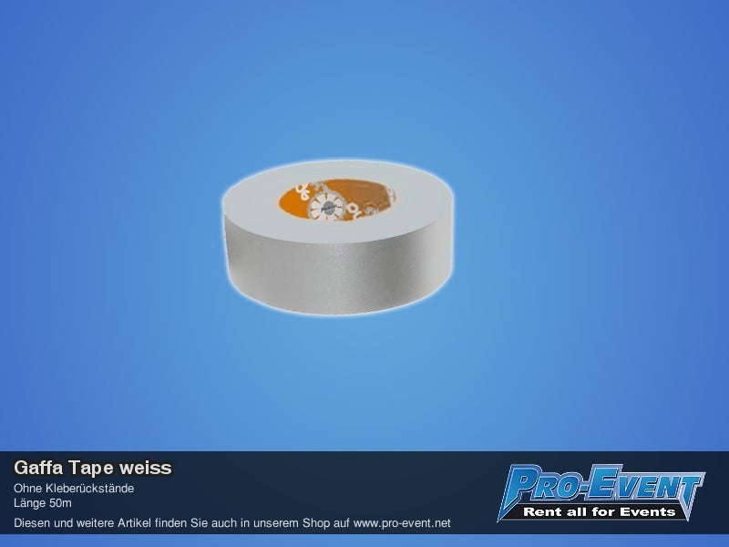 Gaffa Tape weiss oder schwarz – 2
