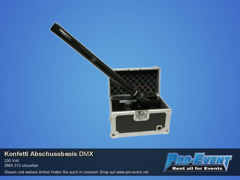 Konfetti Abschussbasis DMX – 2