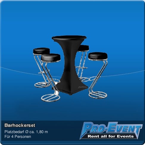 Barhockerset Z schwarz