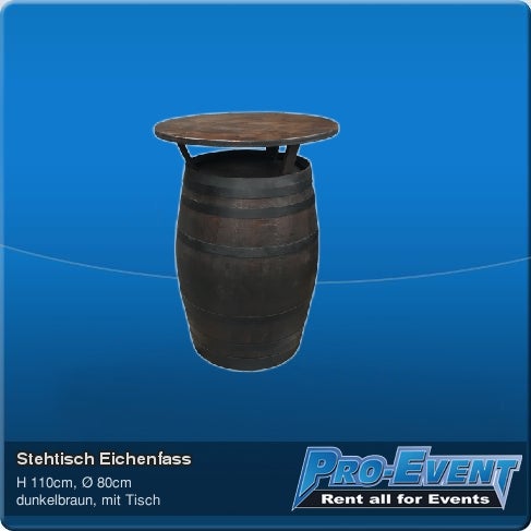 Stehtisch Eichenfass