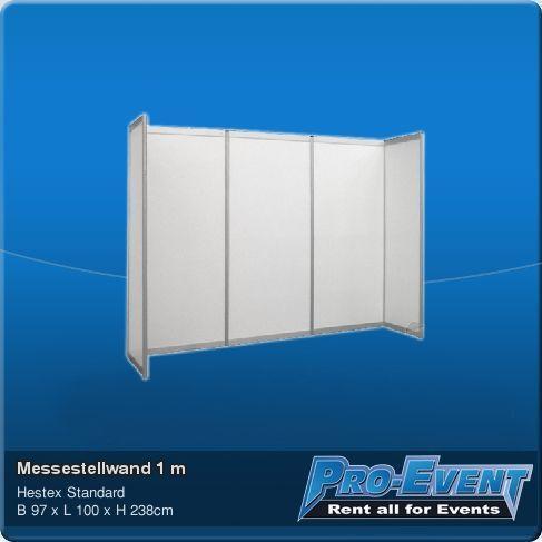 Messestellwand 1m