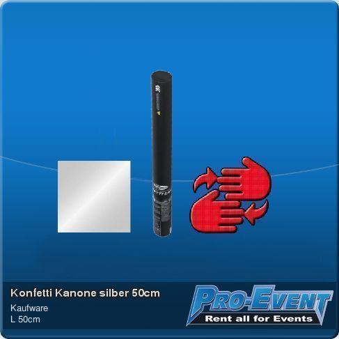 Konfetti Shooter silber 50cm