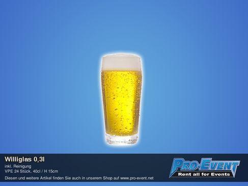 Willi Glas 0,3l – 2