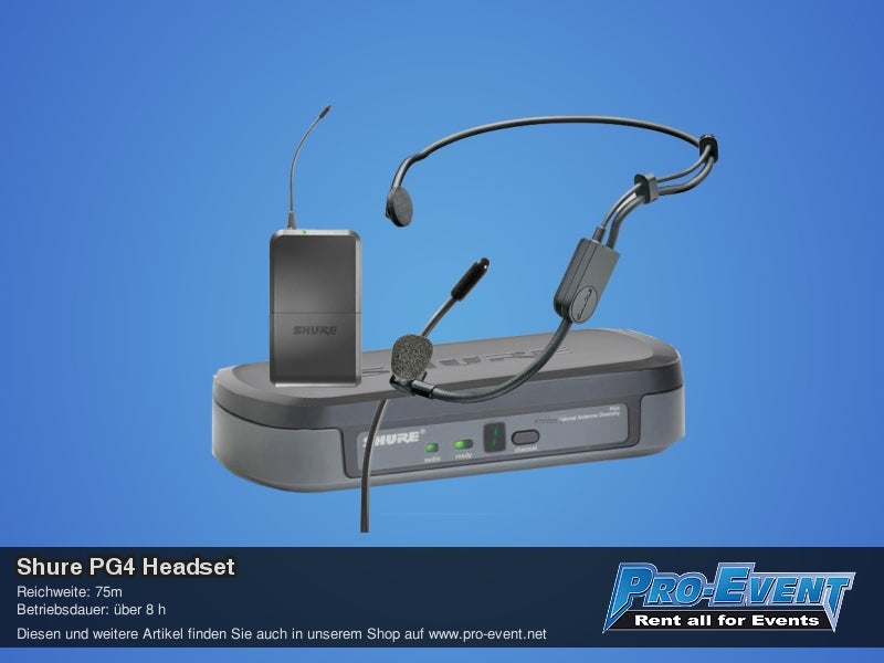 Shure PG4 Headset – 2