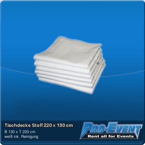 Tischdecke Stoff 220 x 130 cm