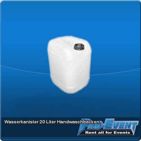 Wasserkanister 20 Liter Handwaschbecken