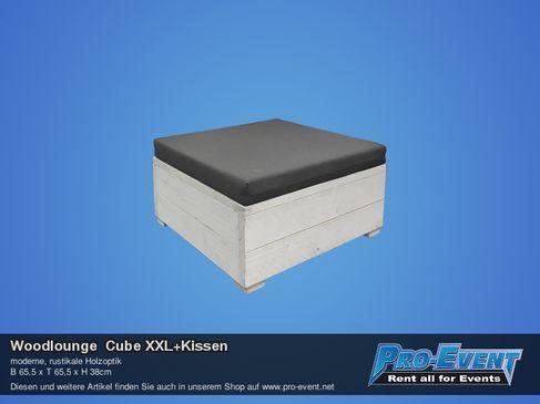 Woodlounge Cube XXL mit Kissen