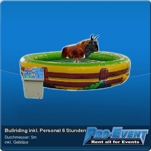 Bullriding inkl. Personal 6 Stunden