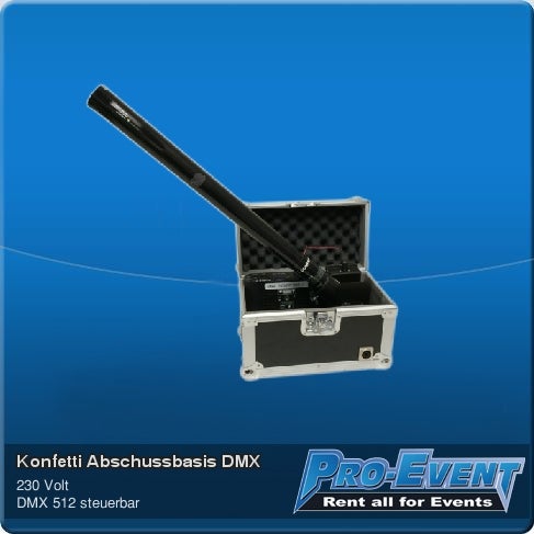 Konfetti Abschussbasis DMX