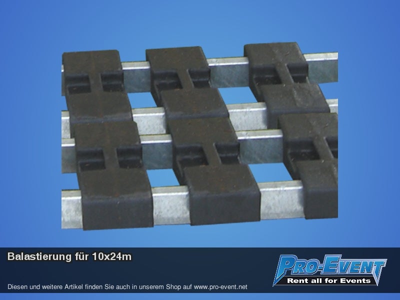 Balastierung für 10x24m – 2