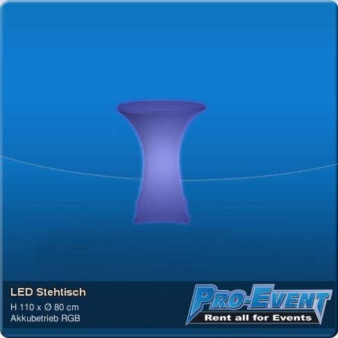 LED Stehtisch