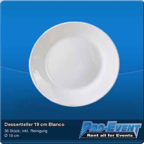 Dessertteller Bianco 19 cm