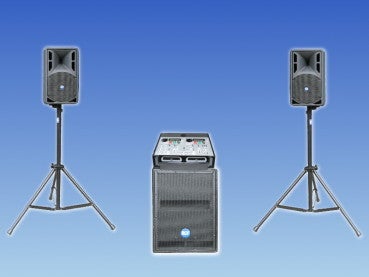 RCF Komplettsystem Aktiv inkl. CD Einspielrack und Sub – 2