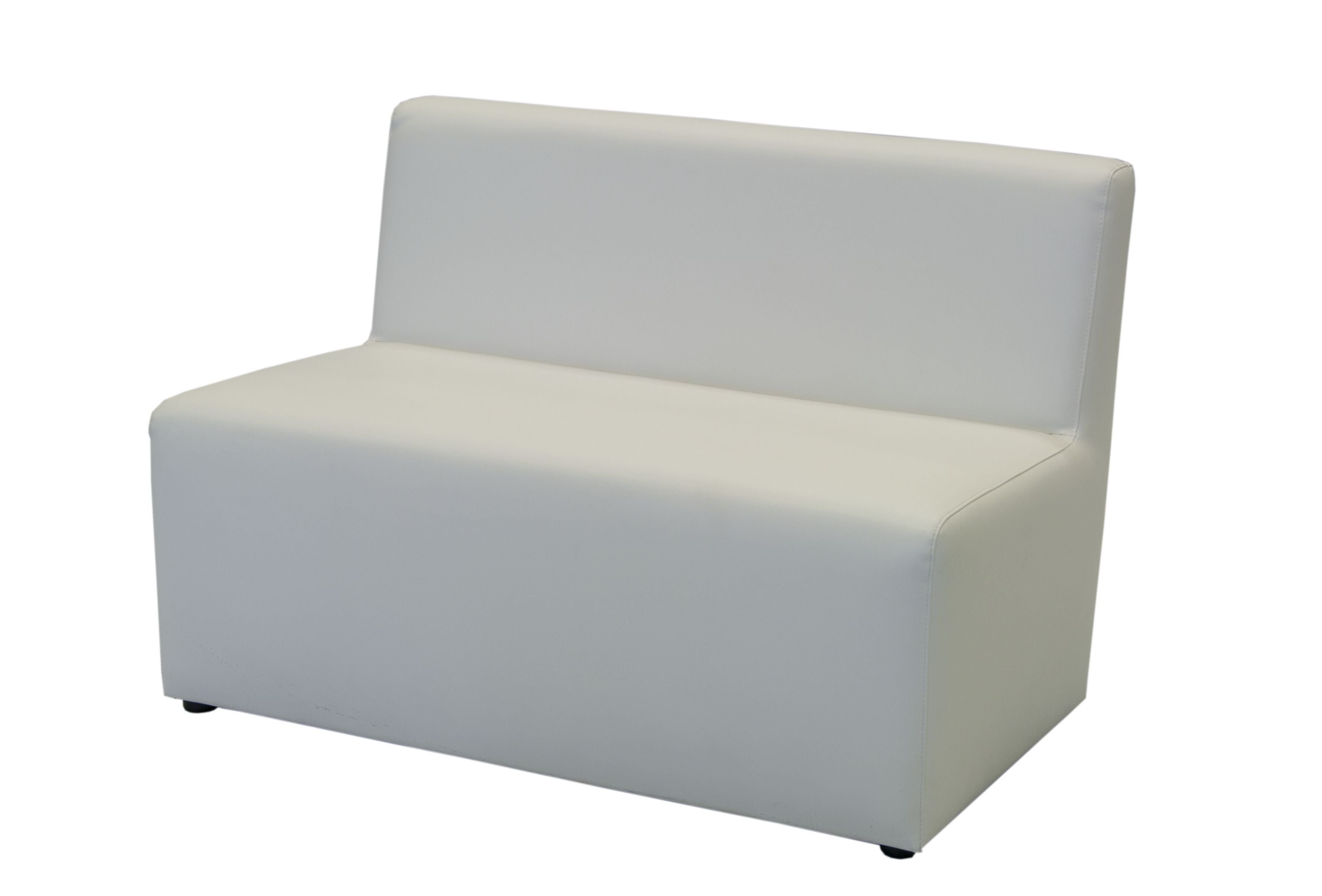 Lounge Bank 2-Sitz weiß