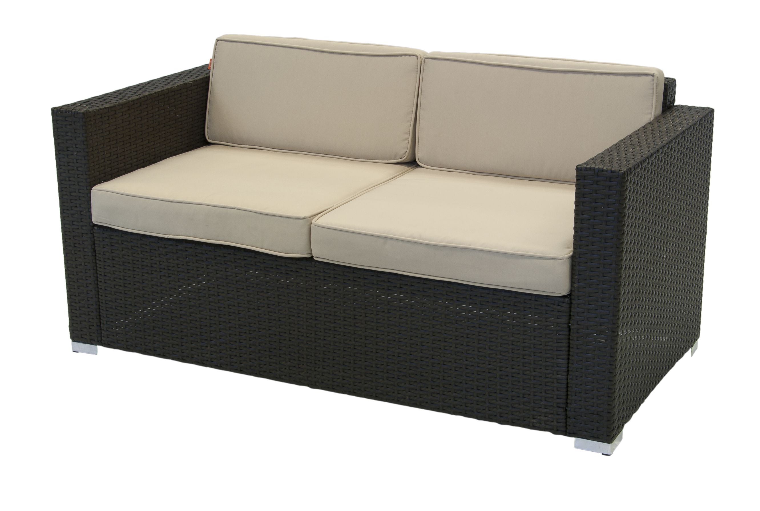 Rattan Club Sofa 2er