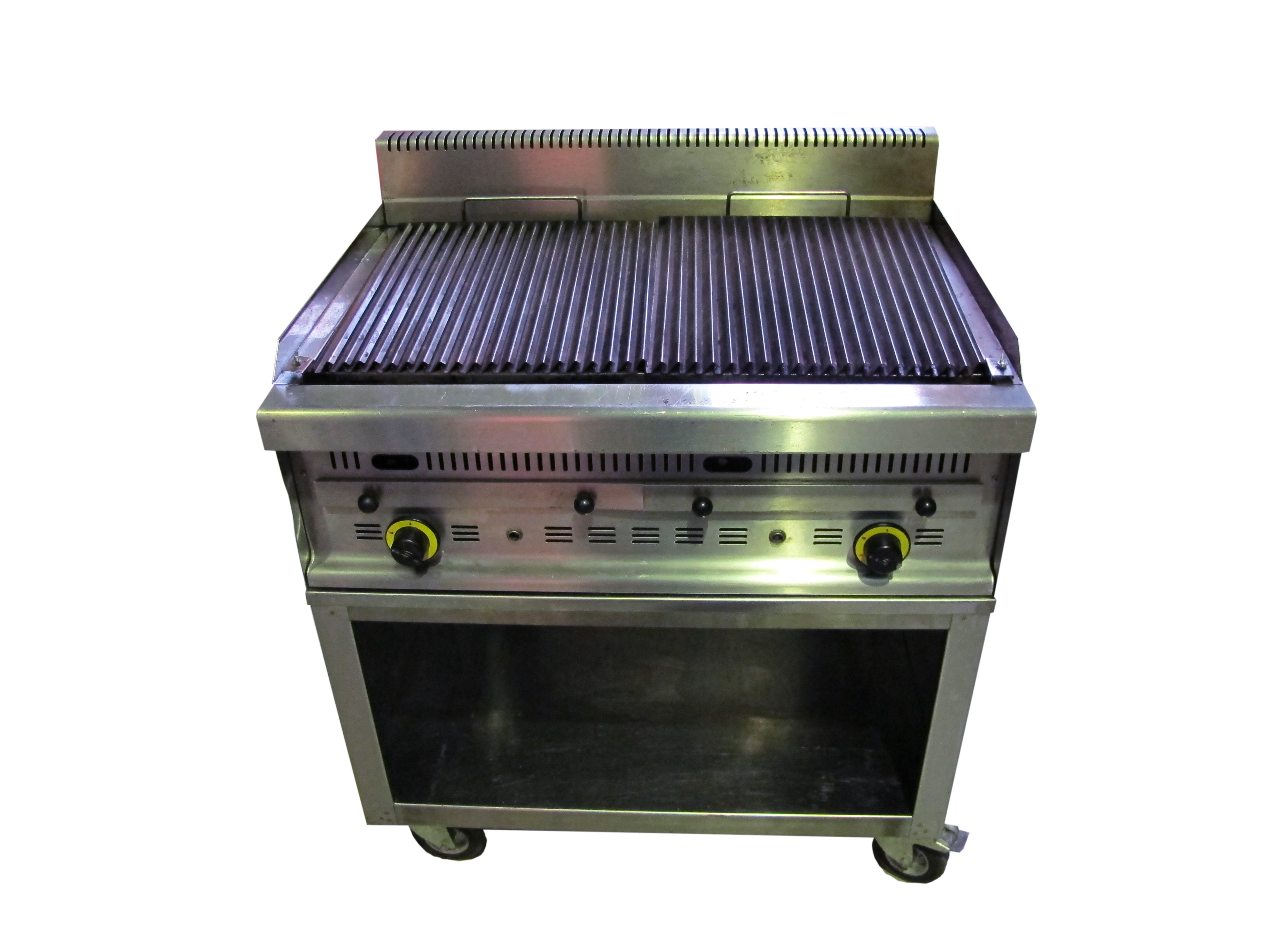 Lavasteingasgrill Edelstahl