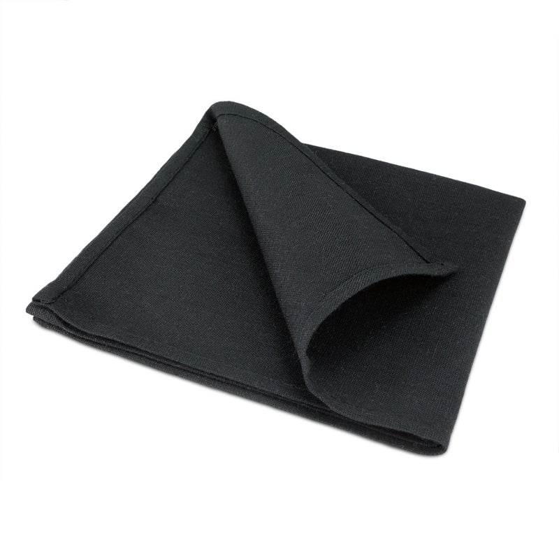 Stoffserviette Schwarz - 0,5x0,5 m