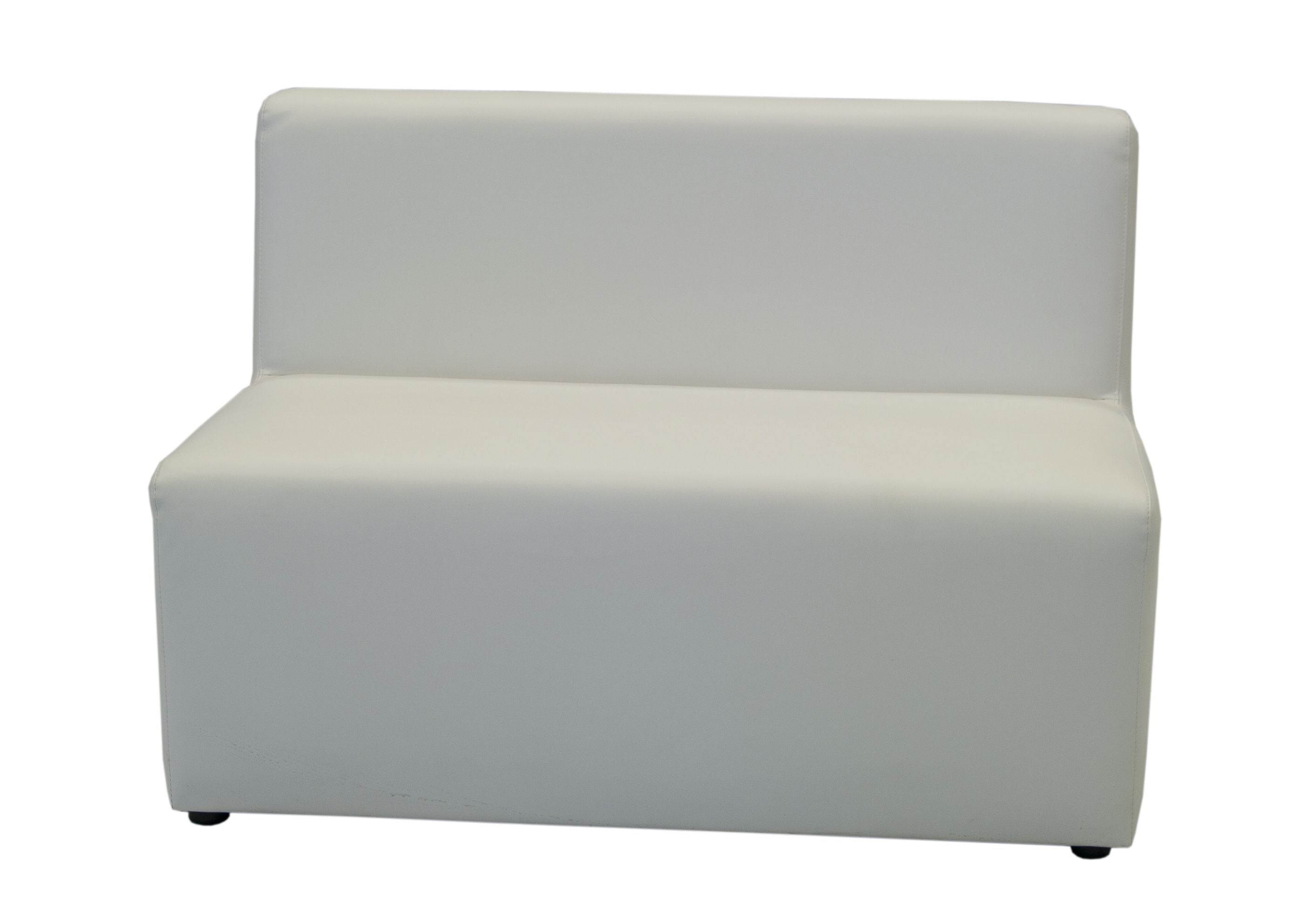 Lounge Bank 2-Sitz weiß – 2