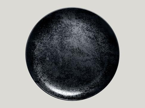 Karbon Teller flach Coup schwarz ø 29cm