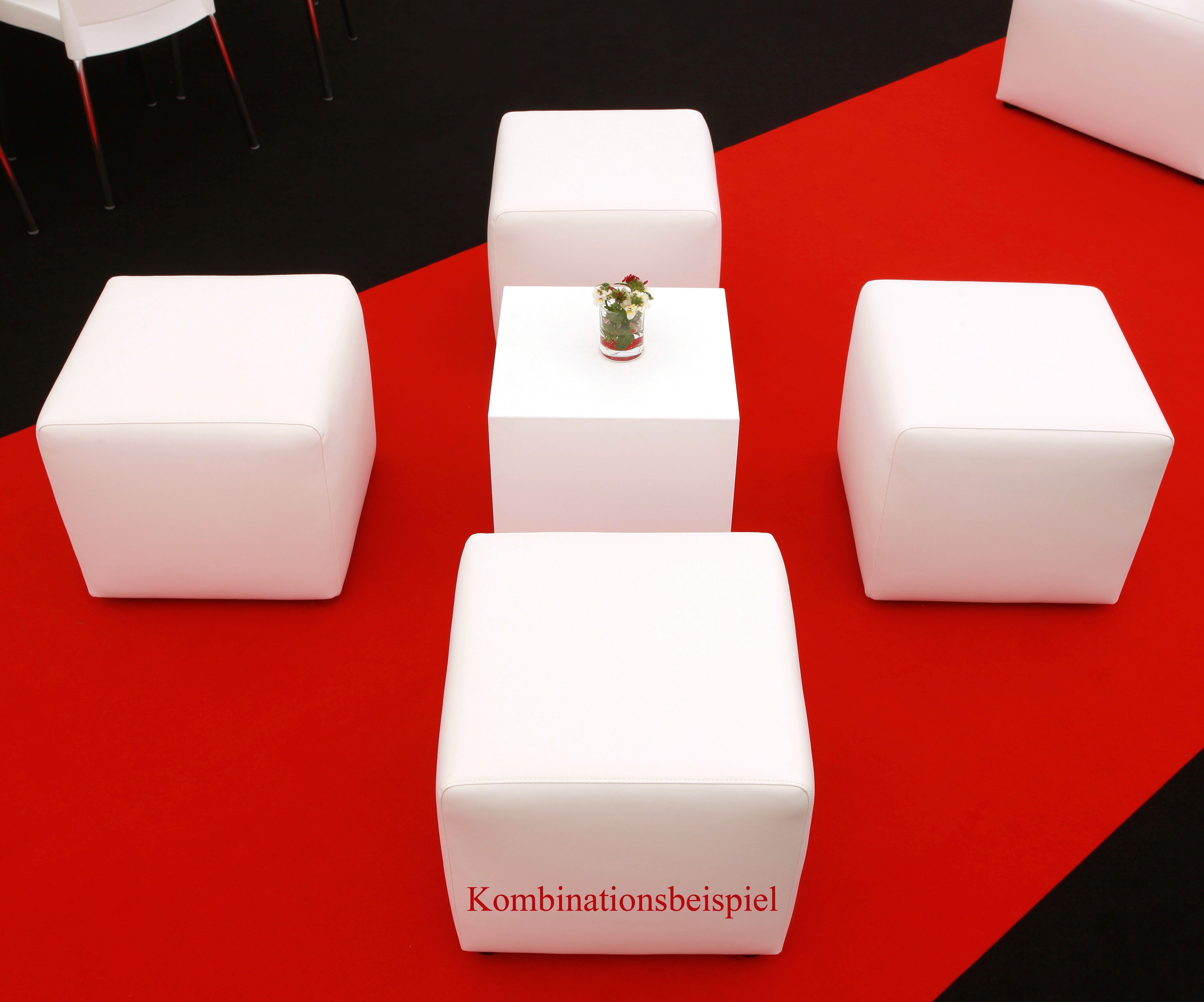 Loungewürfel, weiß – 3