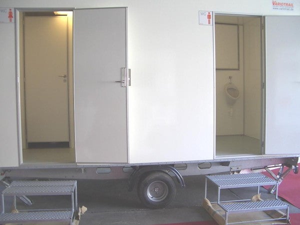 Toilettenwagen -mittel-