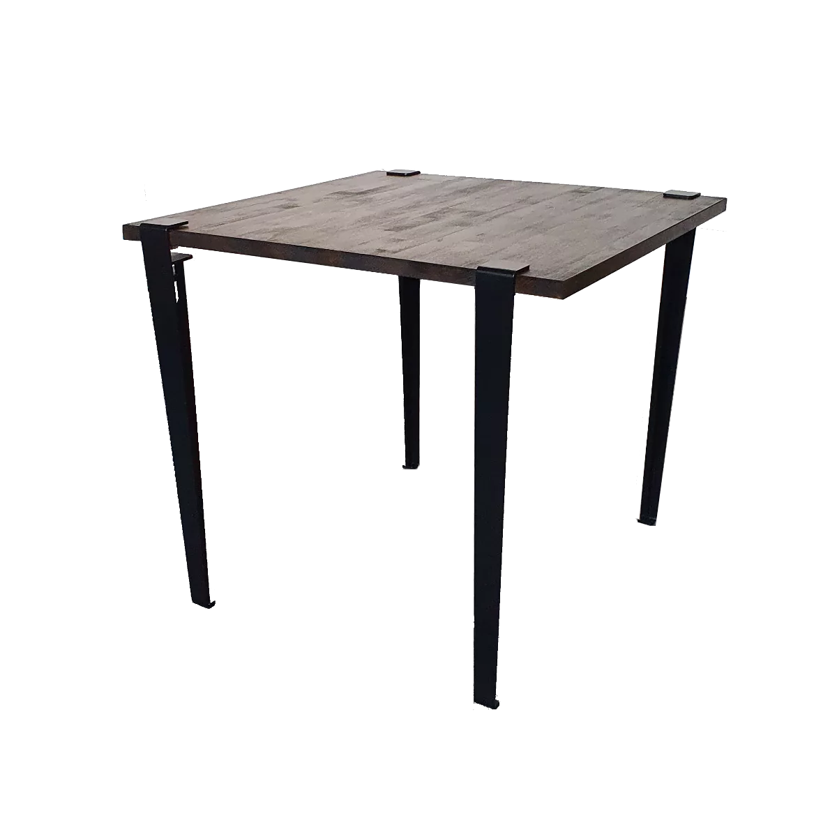 Bistrotisch Industrie Style schwarz 80 x 80 cm