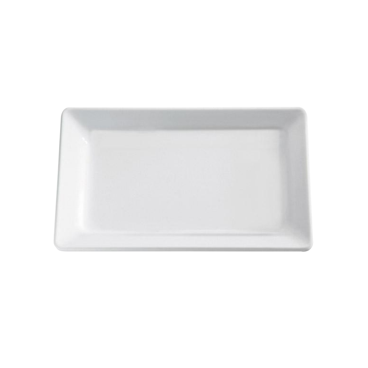 Buffetplatte Melamin weiß 2/4 GN
