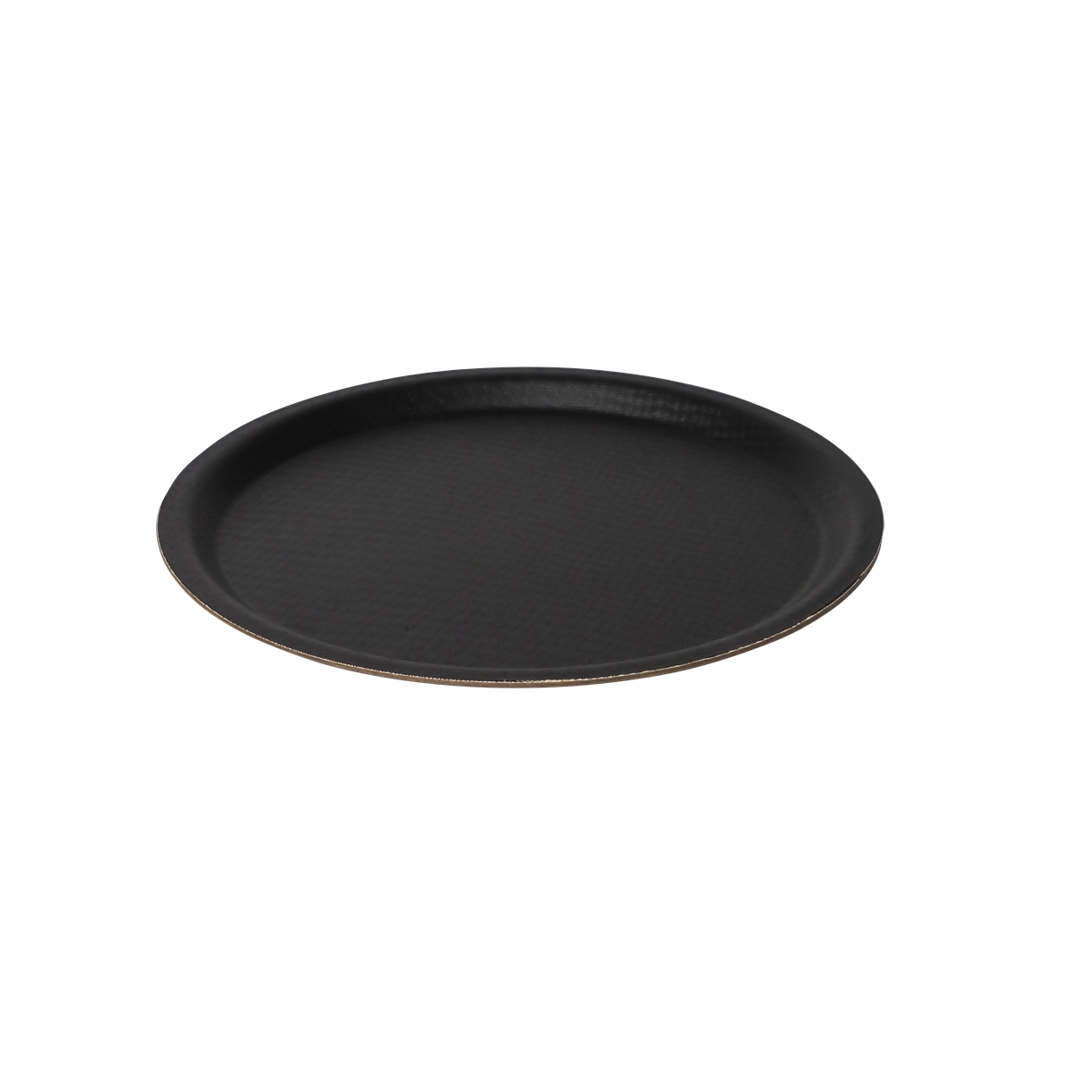Serviertablett, rutschfest, schwarz Ø 35 cm