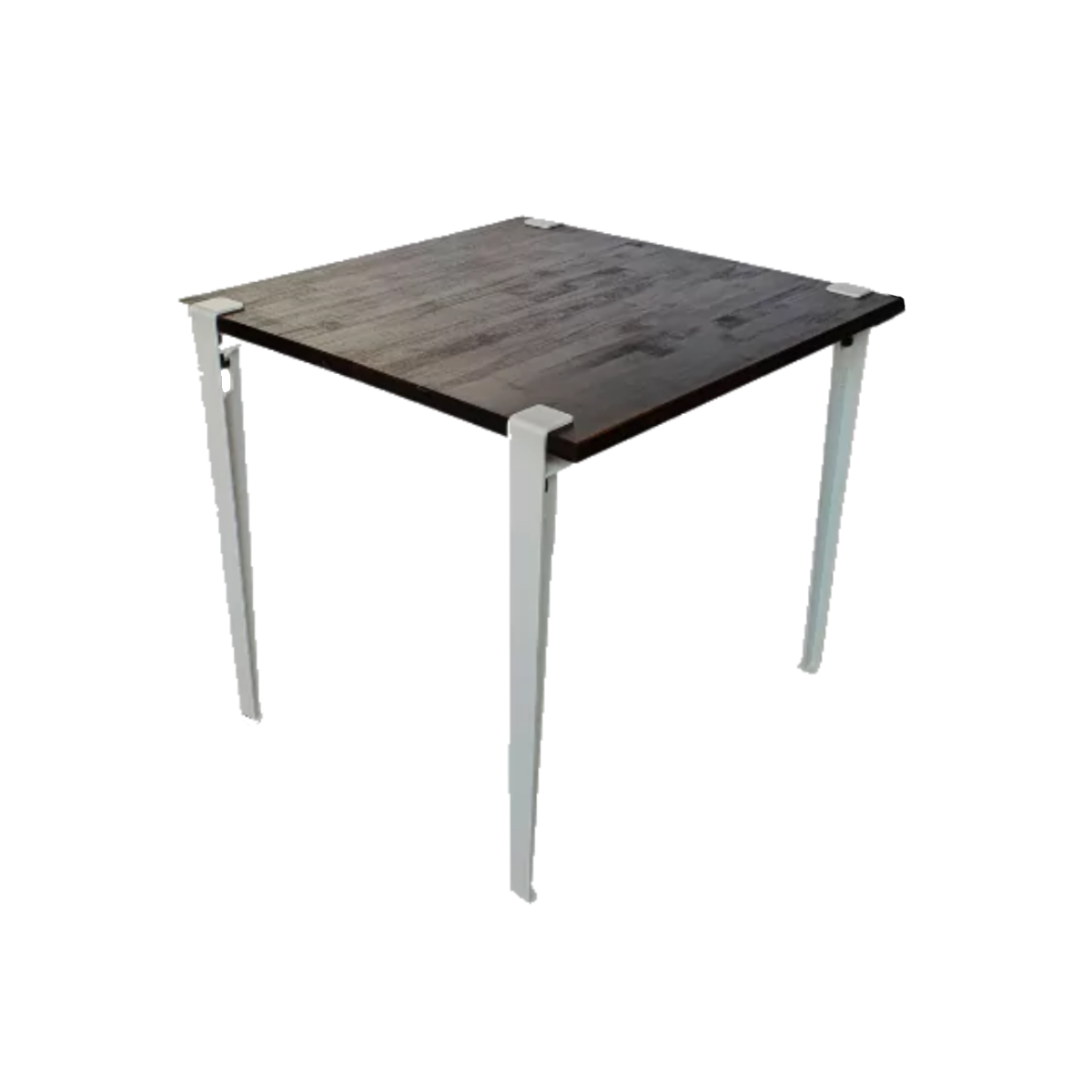 Bistrotisch Industrie Style weiß 80 x 80 cm