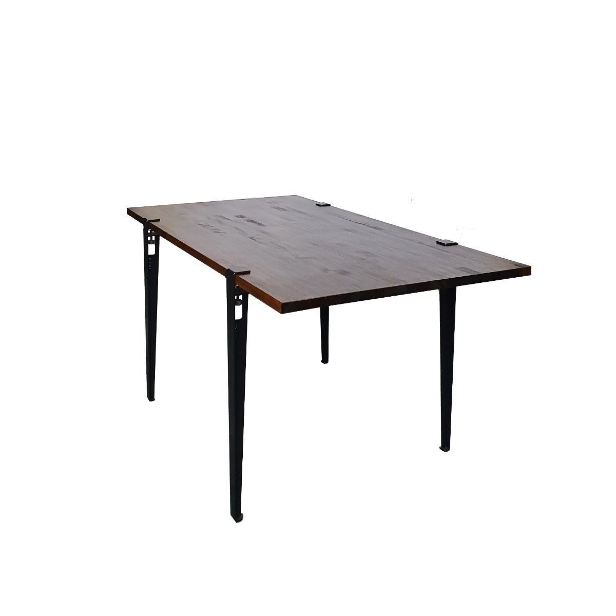 Dinnertisch Industrie Style schwarz 170 x 90 cm