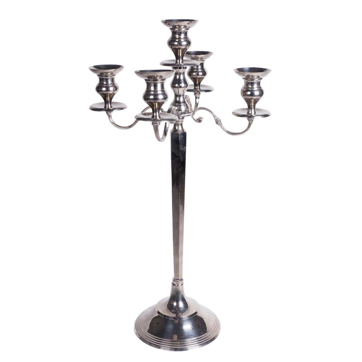 Silberleuchter 5- armig 60 cm H