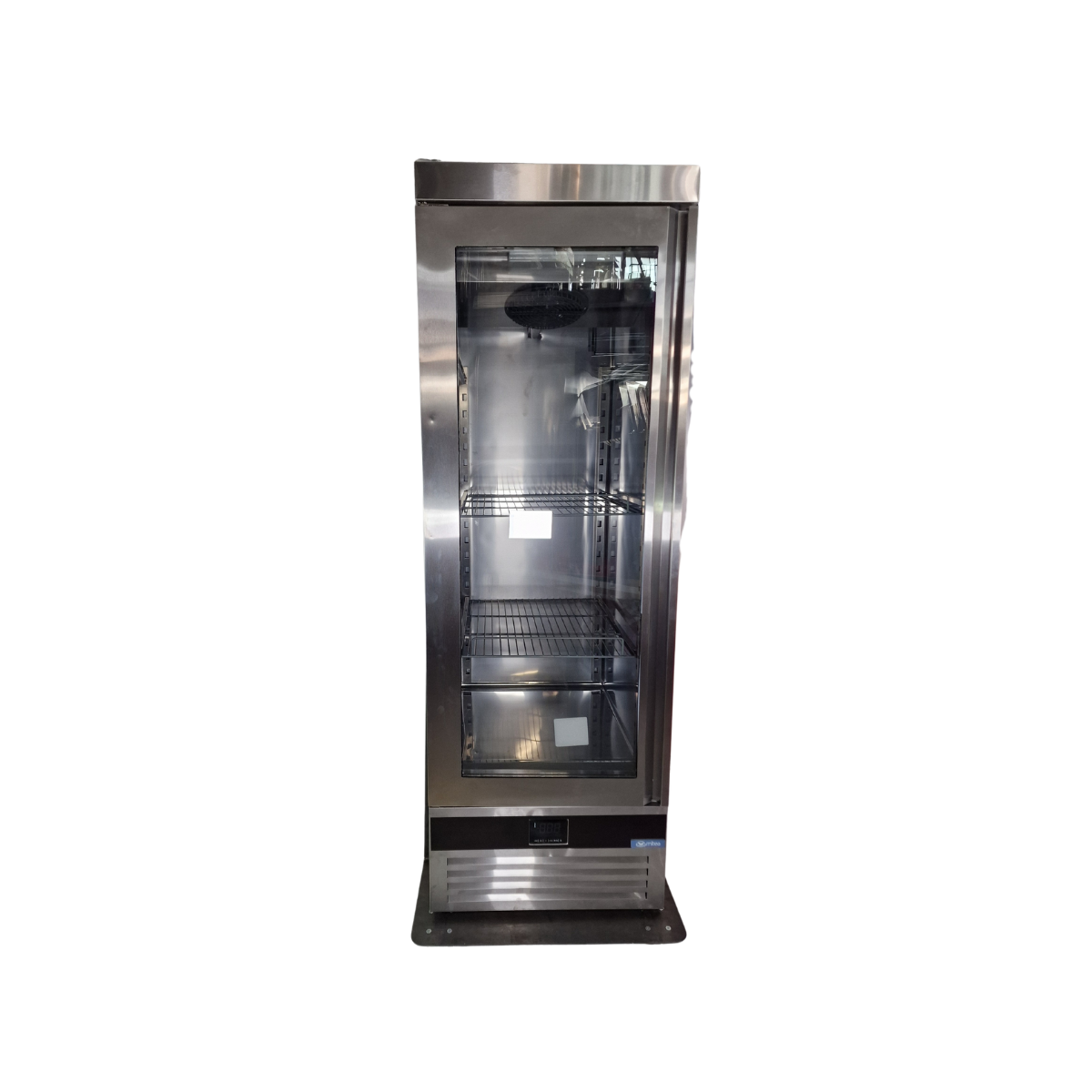 Umluft-Kühlschrank, Edelstahl, 700 l für 2/1 GN mit Glastür – 2