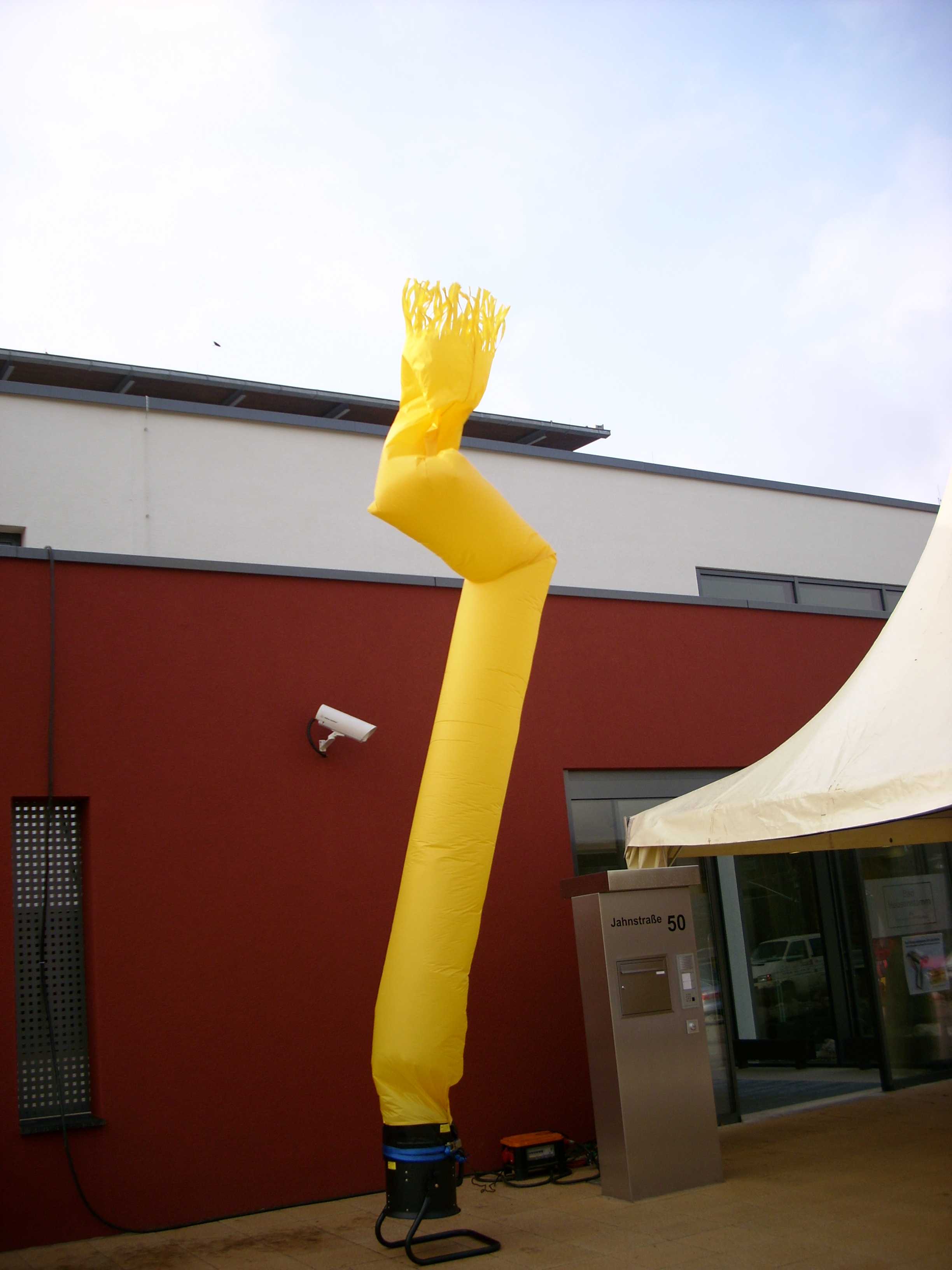 Skytube, gelb, tanzender Luftschlauch