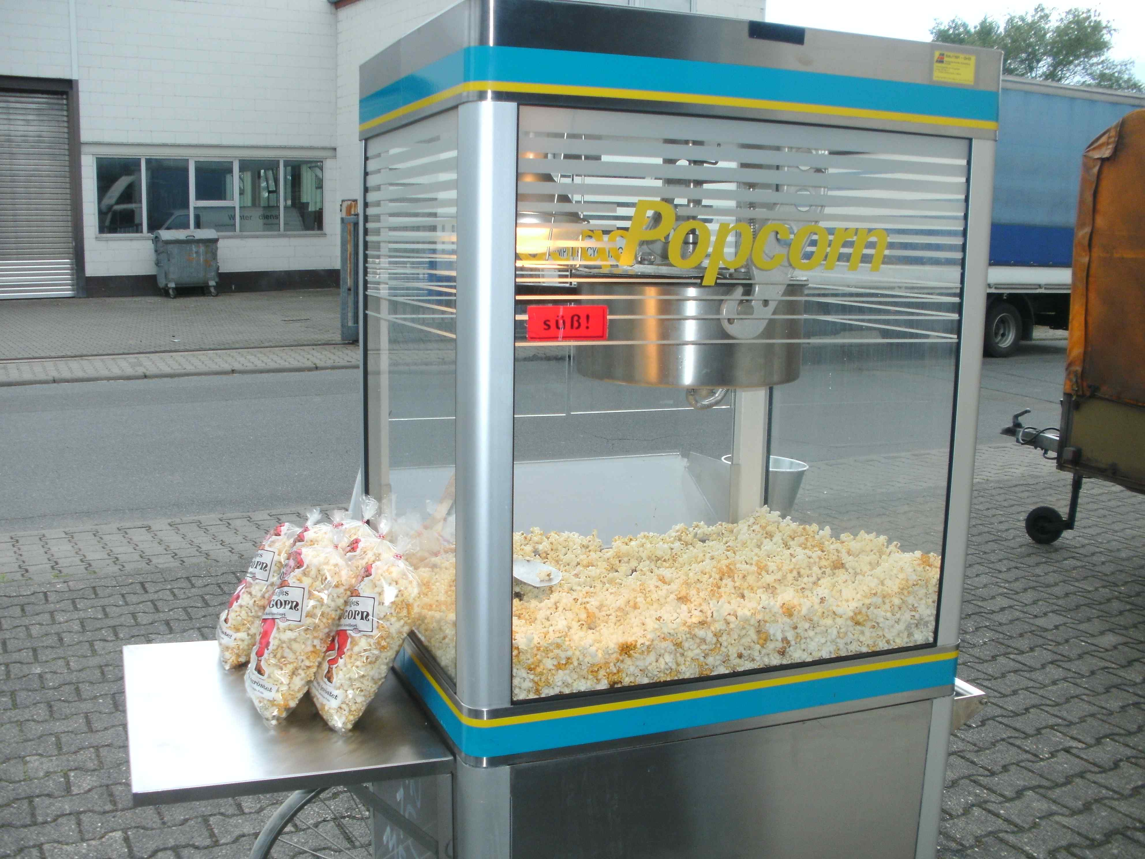 Zuckerwattemaschine mit Fahrwagen, inkl. Zub. für 100 Portionen leckere Zuckerwatte – 3