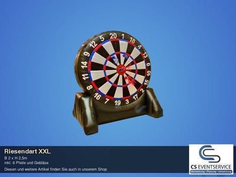 Riesendart XXL Dartscheibe Darts Pfeile werfen