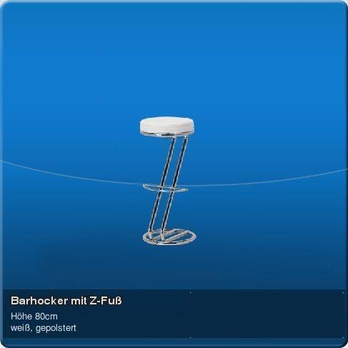 Barhocker mit Z-Fuss Hochstuhl Hocker