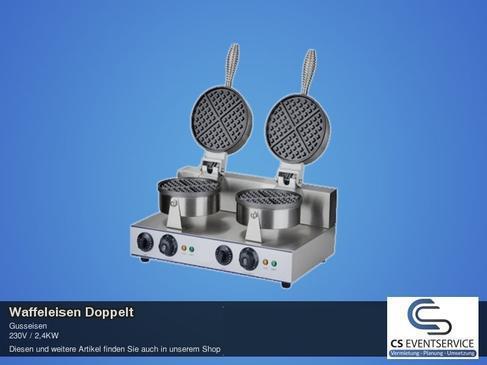Waffeleisen Doppelt